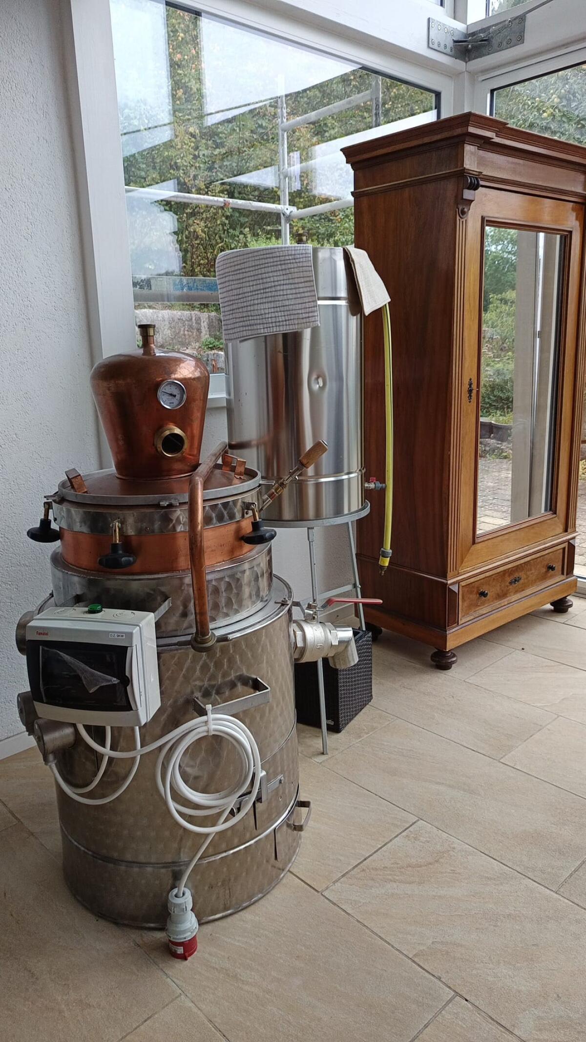 Destillieranlage / Brennerei Kovodel 75 l | Doppelmantel | 9 kW 2