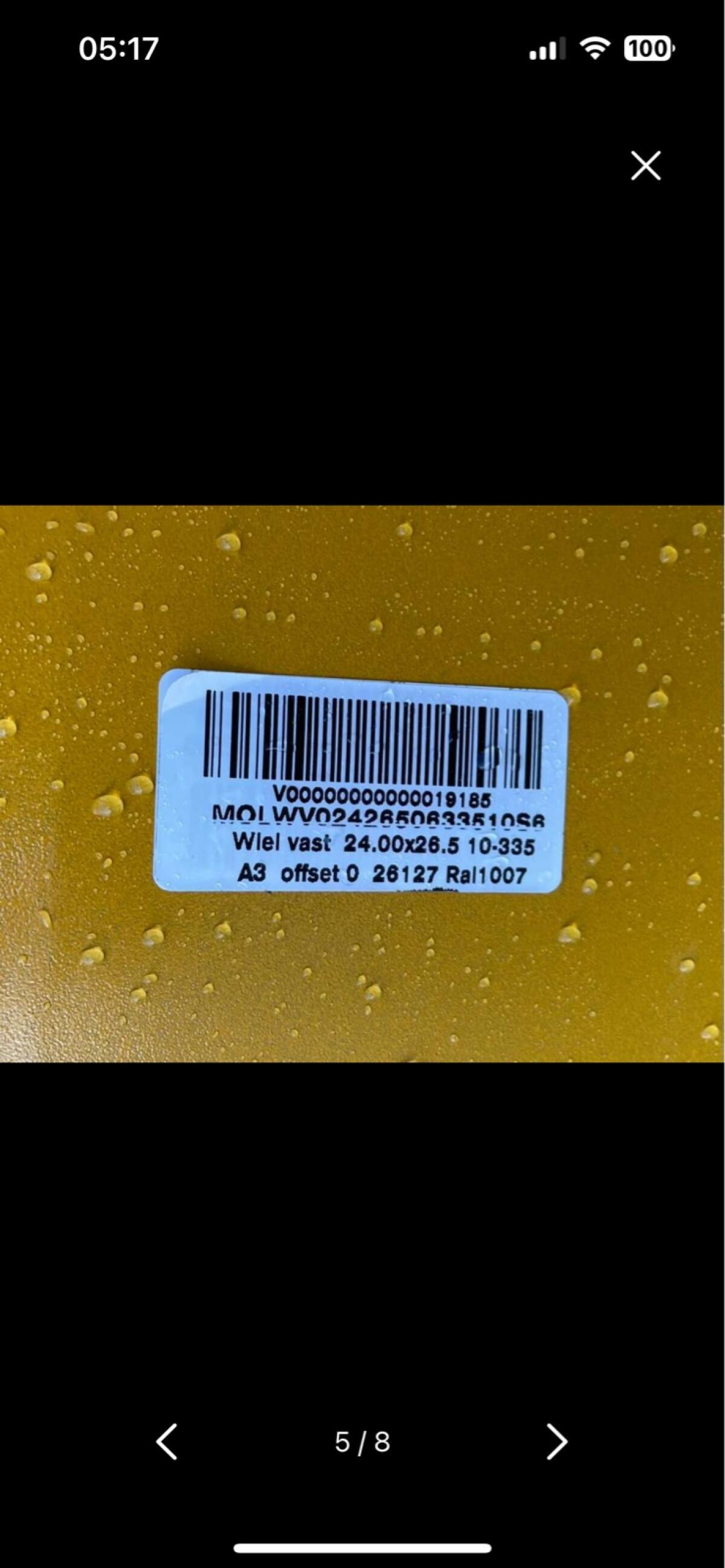 Felgen 26,5 Zoll Joskin 3