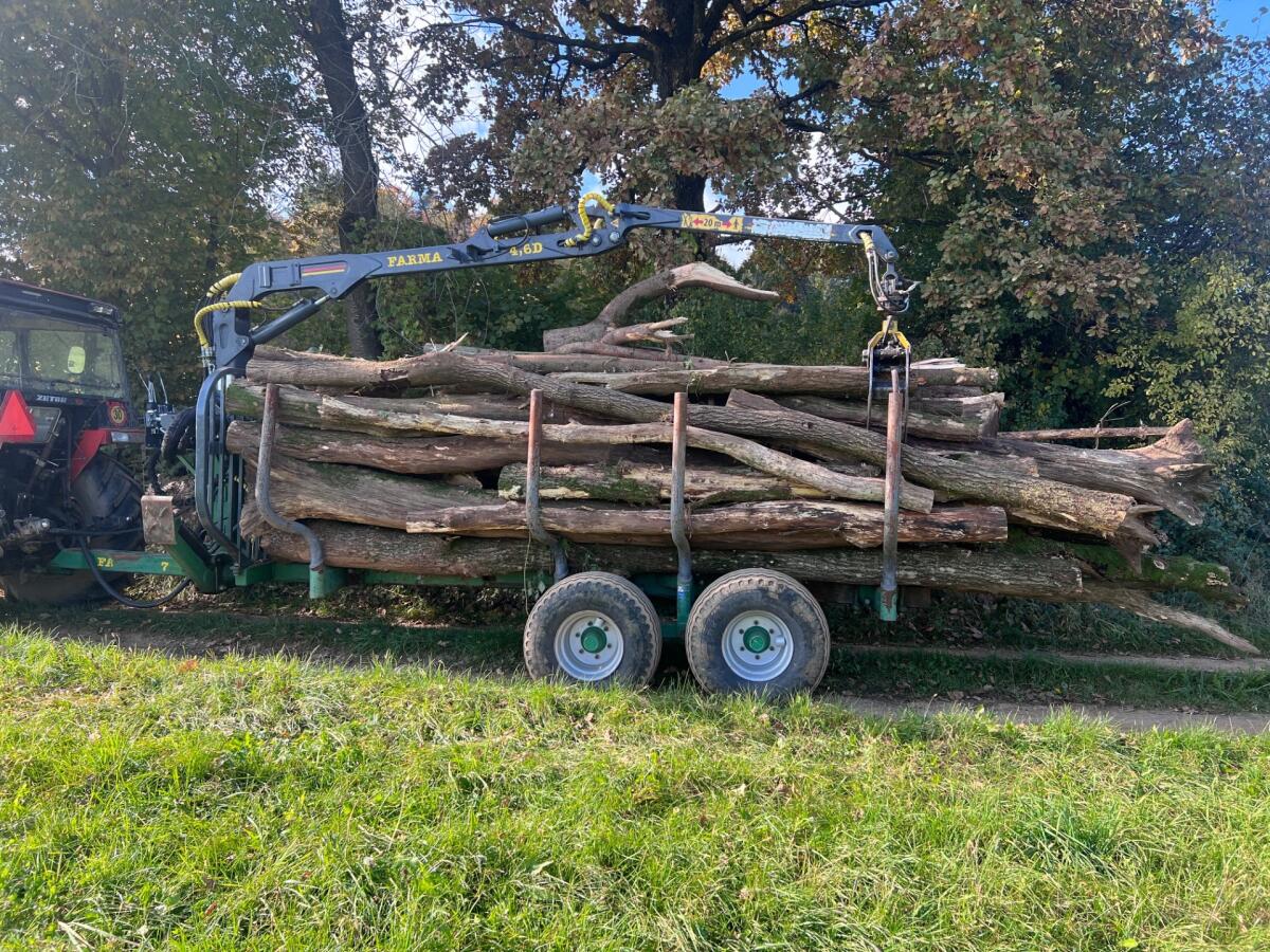 FARMA T7 4.6D Forstanhänger Rückewagen 1