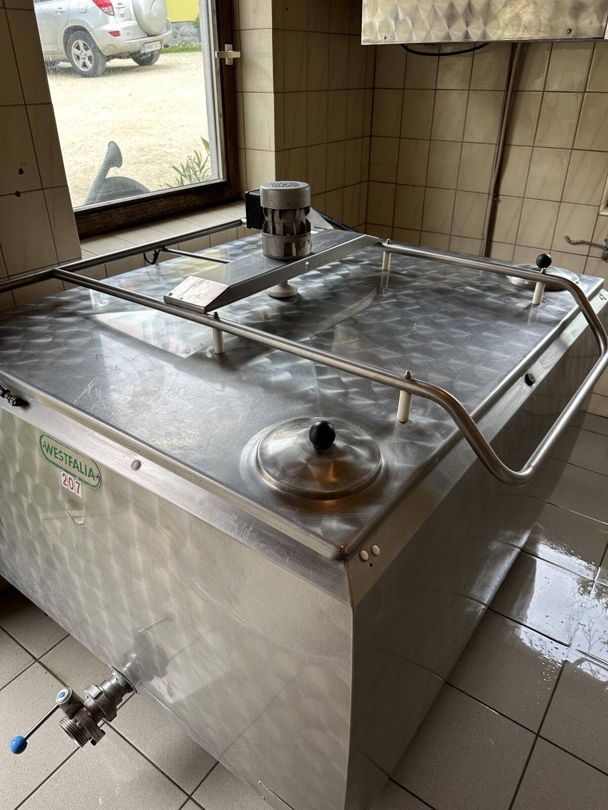 Milchtank Westfalia 800 l inkl. Kühlung 1