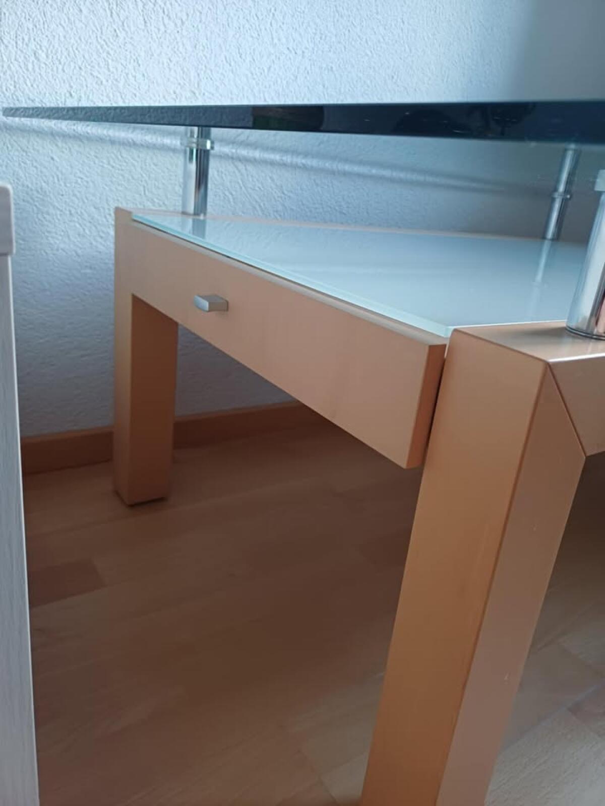 Couchtisch, Glastisch, Beistelltisch, Tisch 3