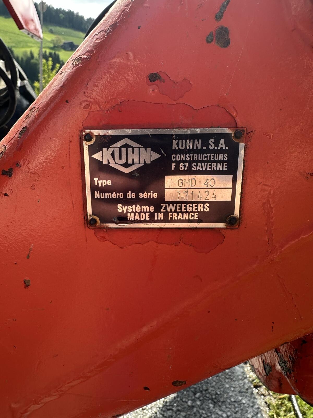 Kuhn Mähwerk GMD 40 3