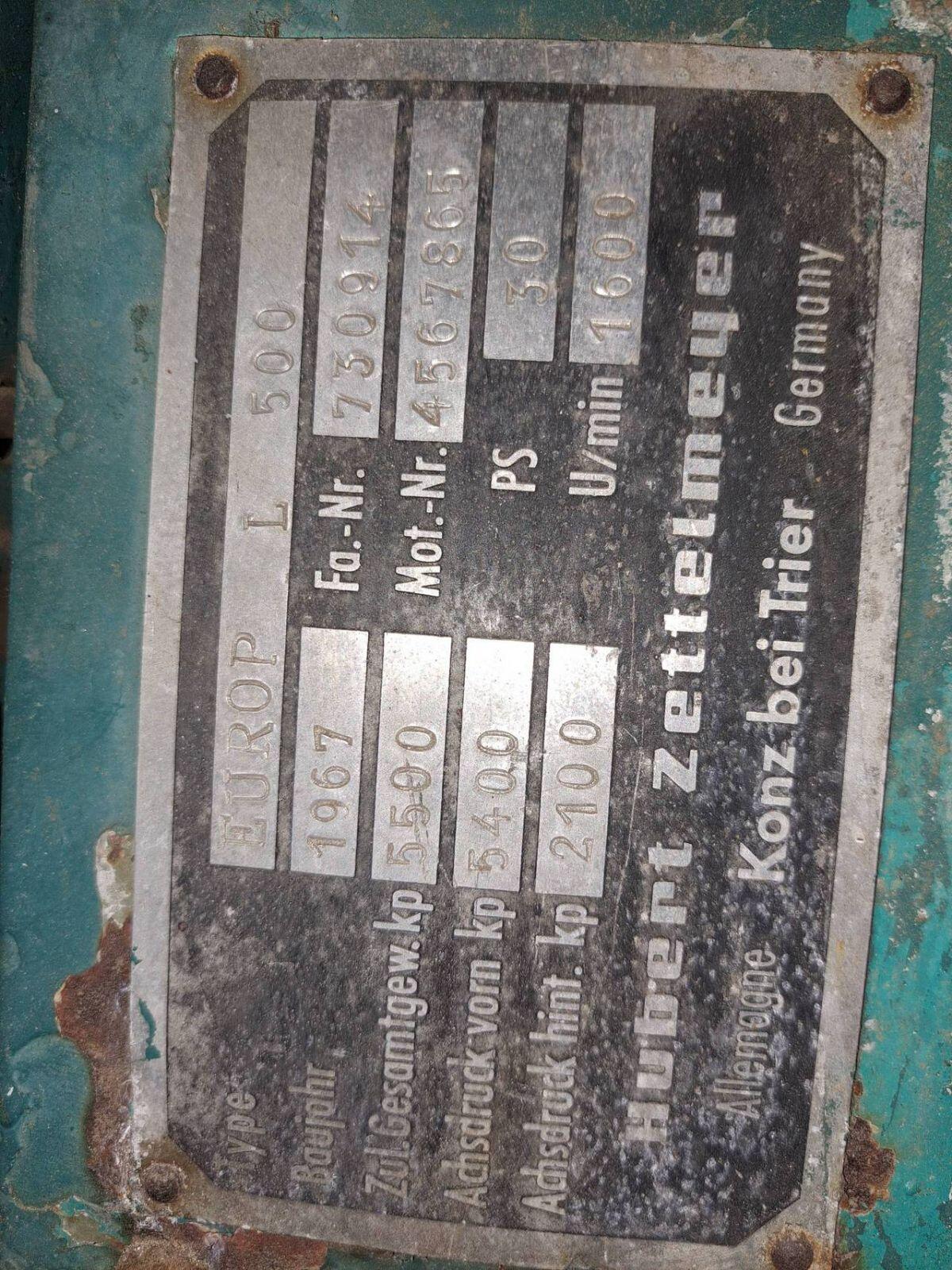 Radlader Zettelmeyer Europ L500 3