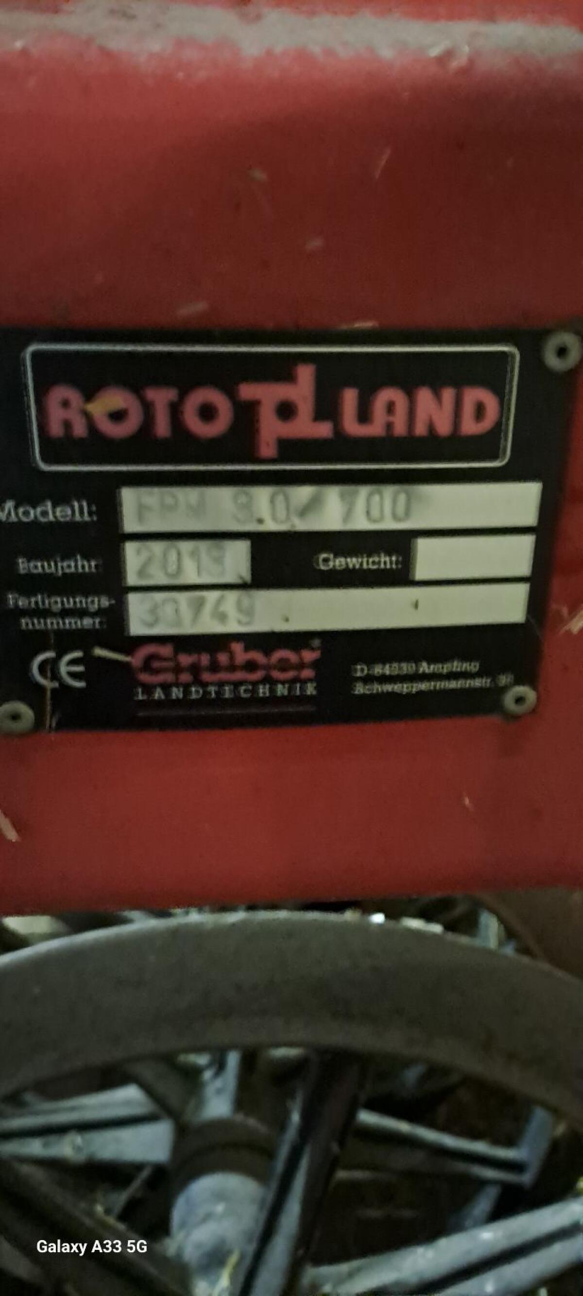 RotoLand Frontpacker RPM 3.0/700 2