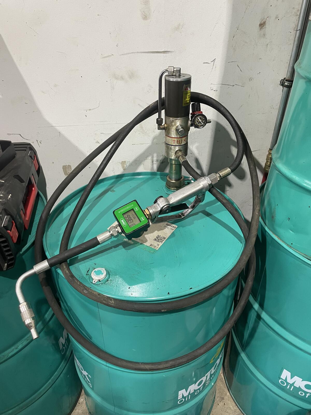 Fasspumpe 200 l/60 l Fass inkl. Zählwerk 3