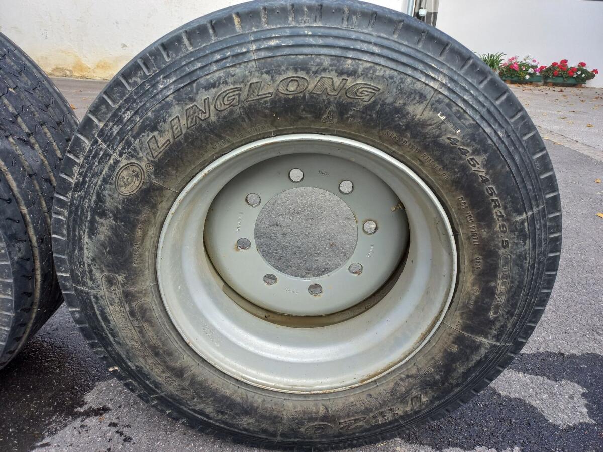 Anhängerreifen mit Felgen, 4 Stk. 3