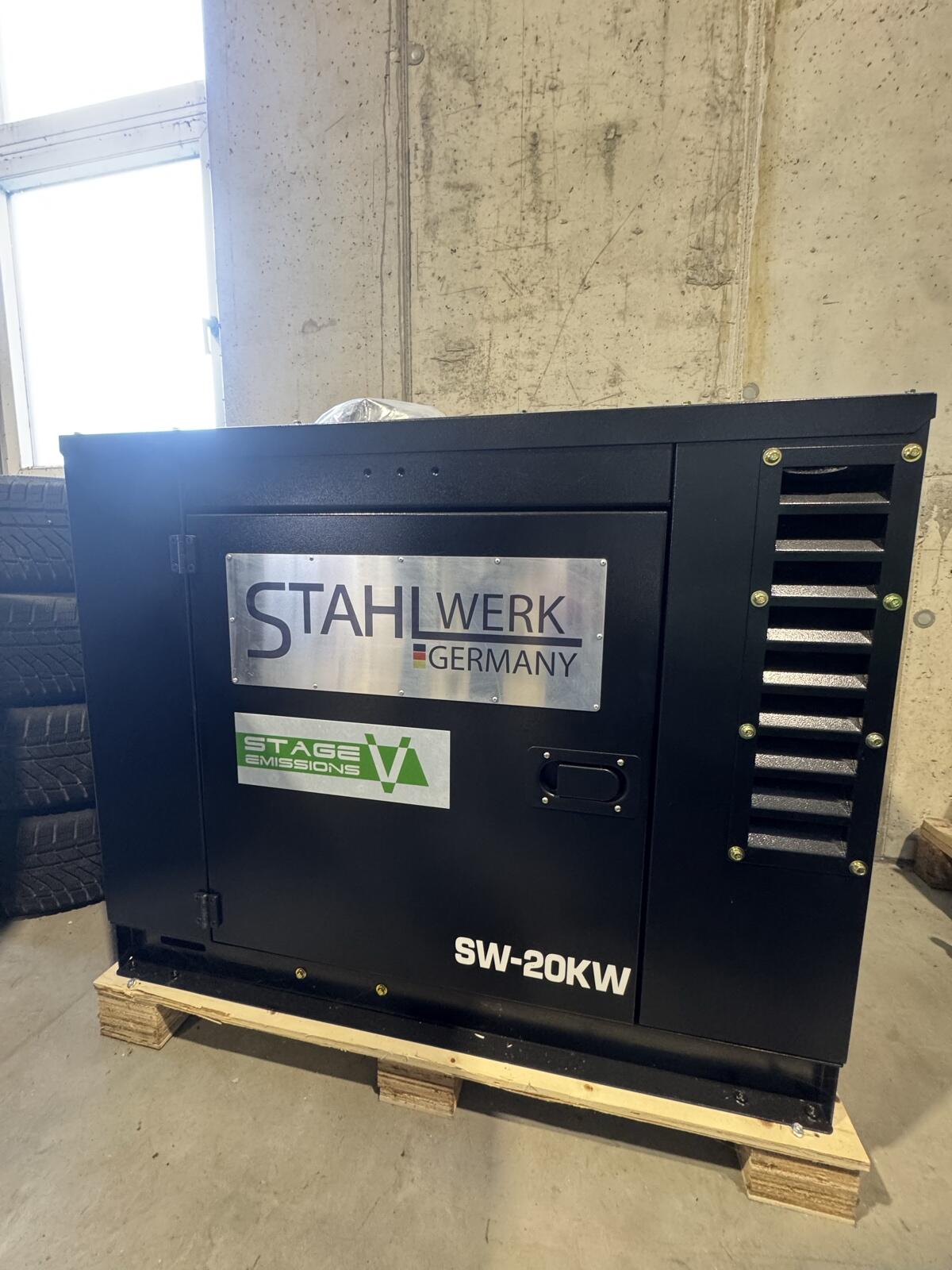 Stahlwerk SW-20KW Dieselgenerator 20 kVA 230/400 V Stage V 2