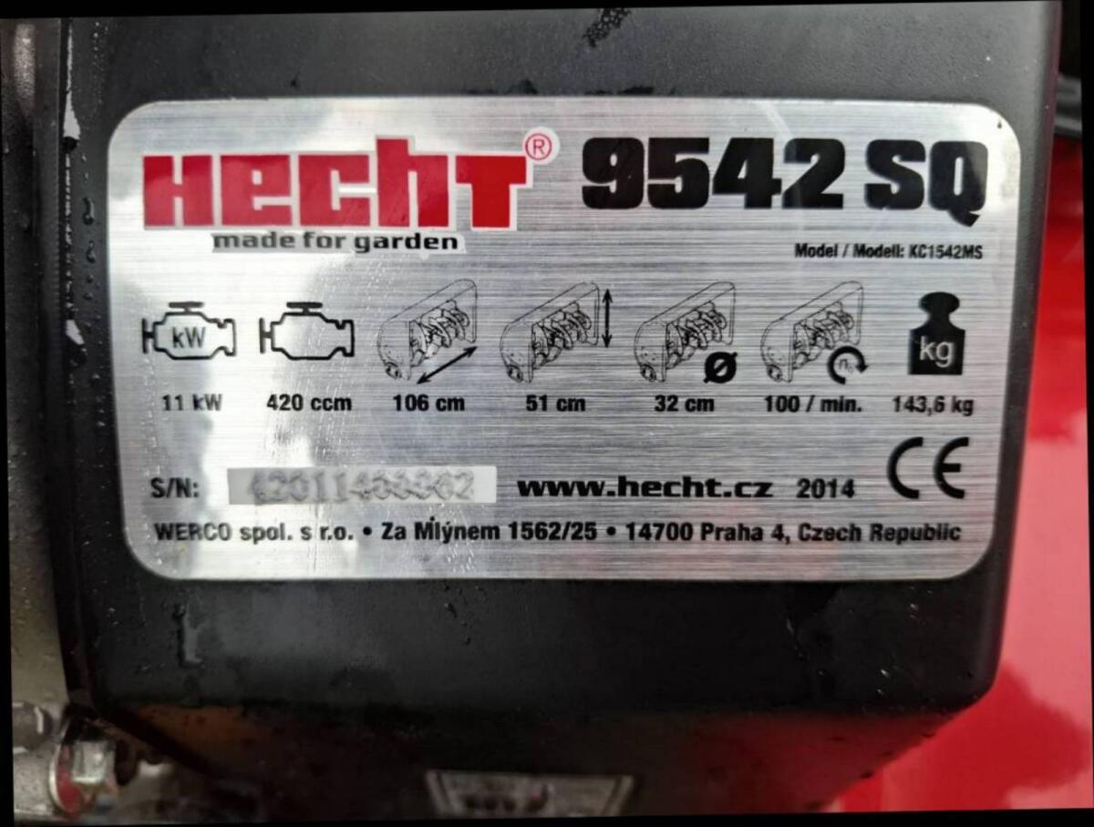 Schneefräse Hecht 9542 SQ 2