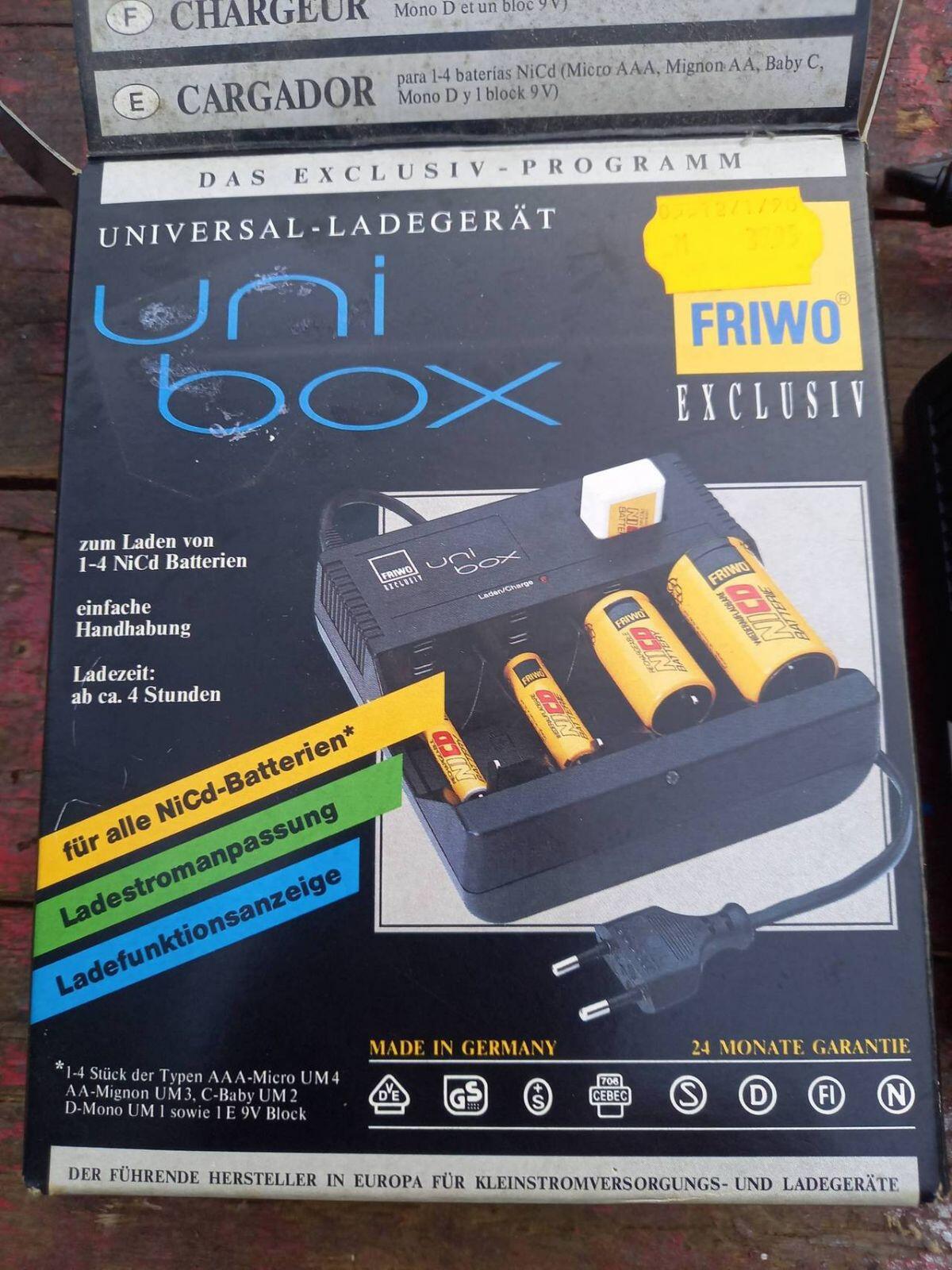 Batterie Akku Ladegerät Uni Box Exclusiv 2