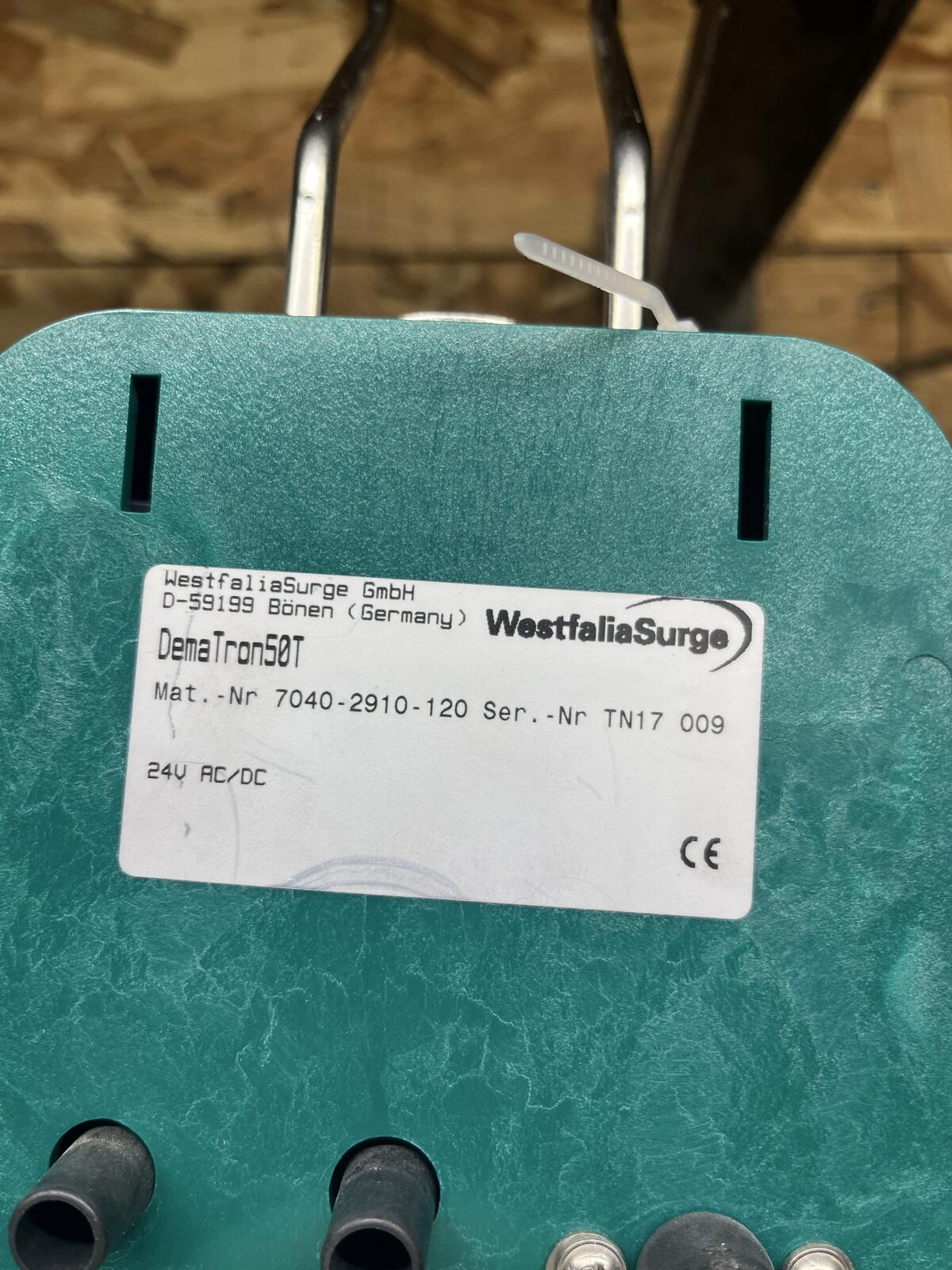 GEA Westfalia Dematron 50T Melkzeug 3