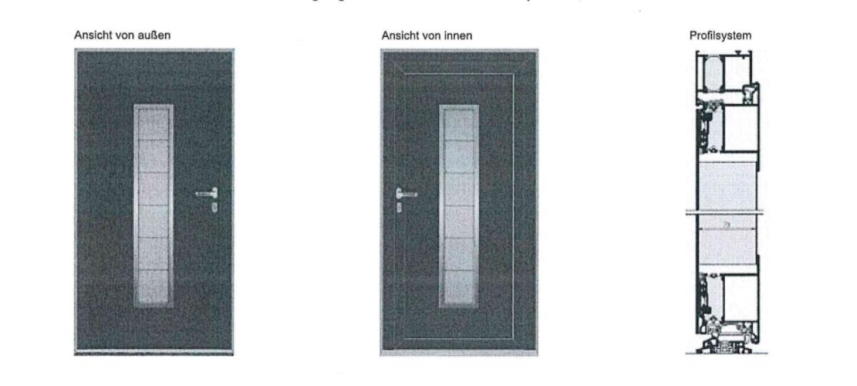 Haustür 2.240x1.100cm 1