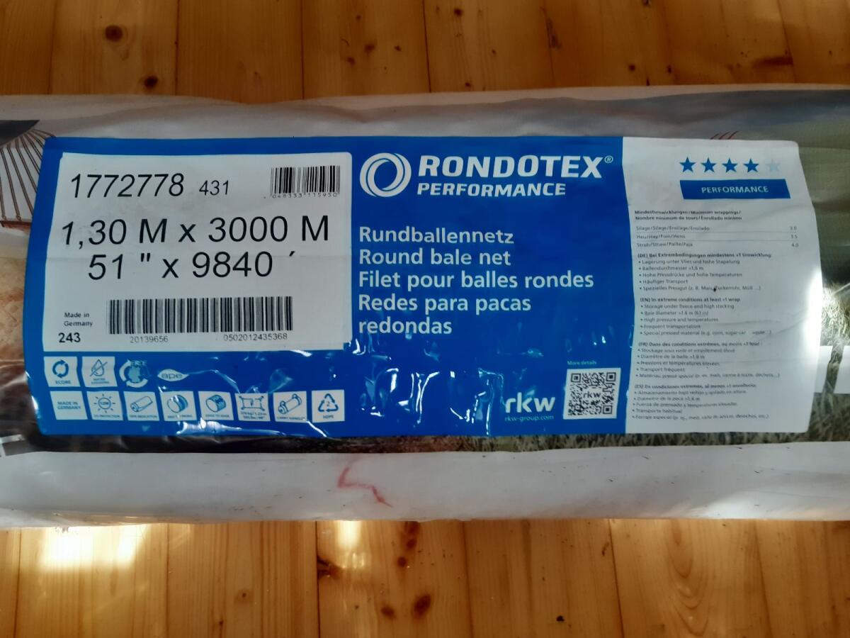 Rondotex Performance Rundballennetz 2
