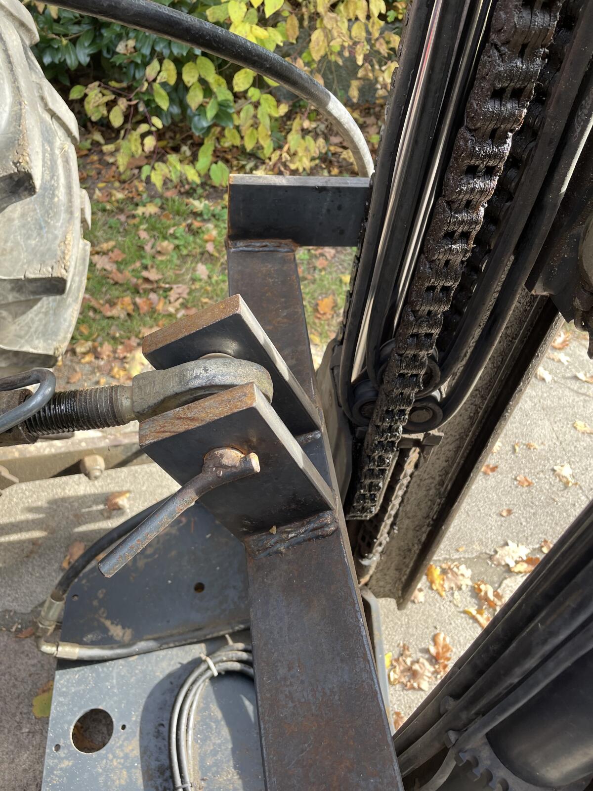 Heckstapler, Hubgerüst Triplex Linde, 4,3 m Hubhöhe 3