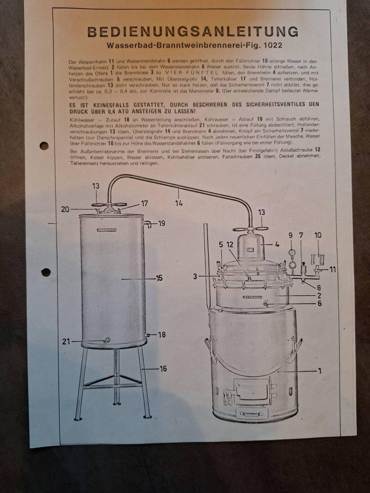 Schnapsbrennanlage 1