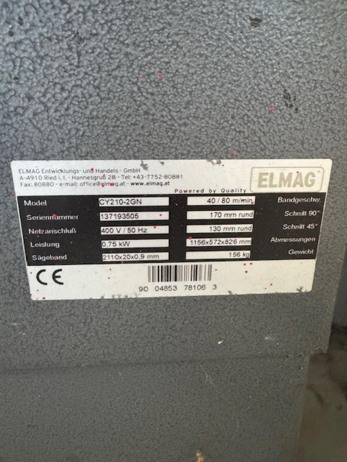 Bandsäge Elmag CY 210-2GN 3
