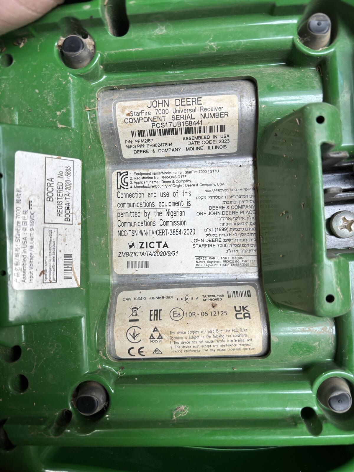 John Deere Starfire 7000 3