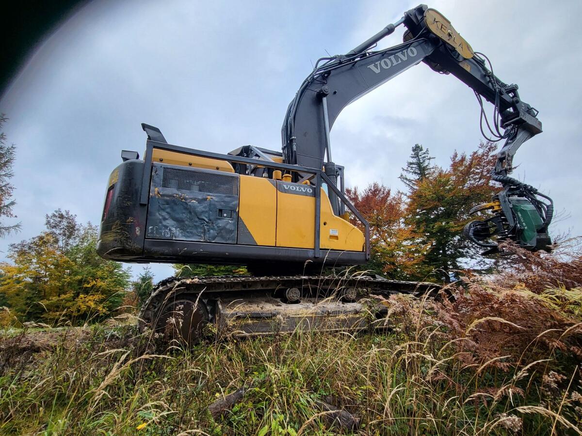 Baggerprozessor Volvo EC160DL 2