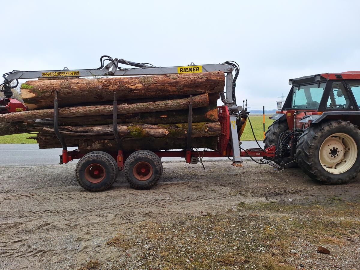 Rückewagen Forstanhänger Lasco Riener, Forest Master 2