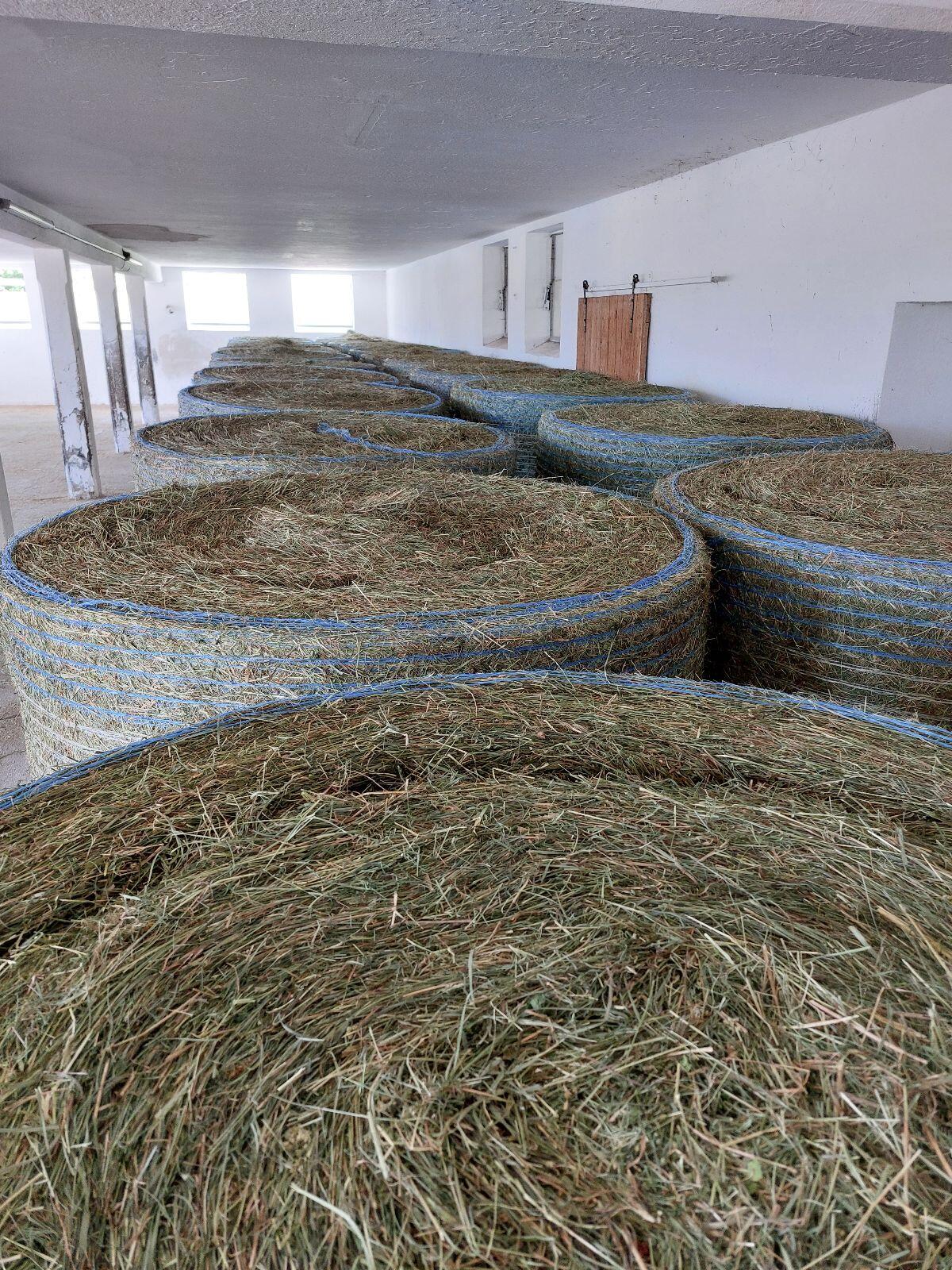 Verkaufe belüftete Heurundballen 2