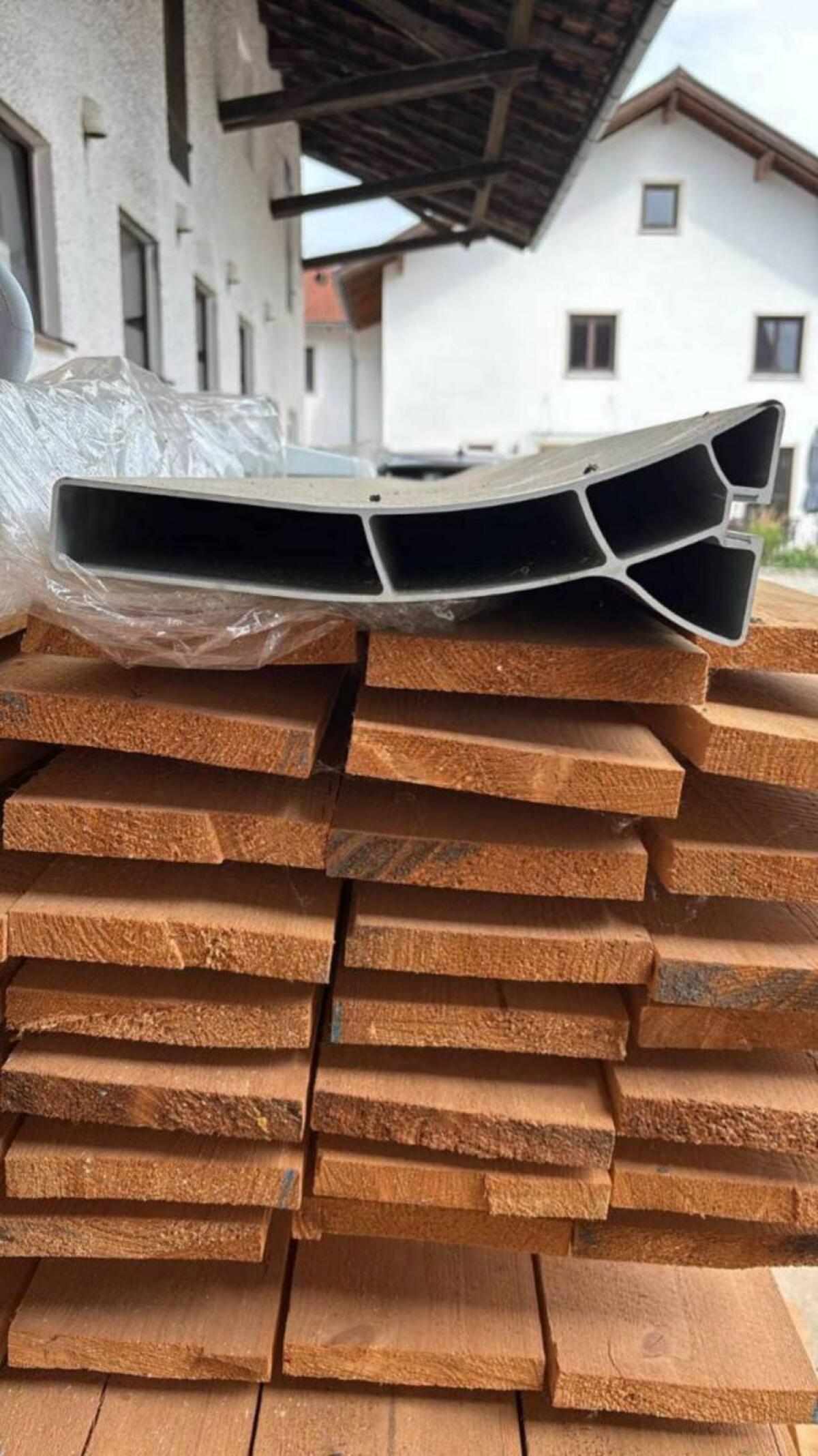 Verkaufe Fliegl Aufbau, Ladekantenschutz für ASW 3