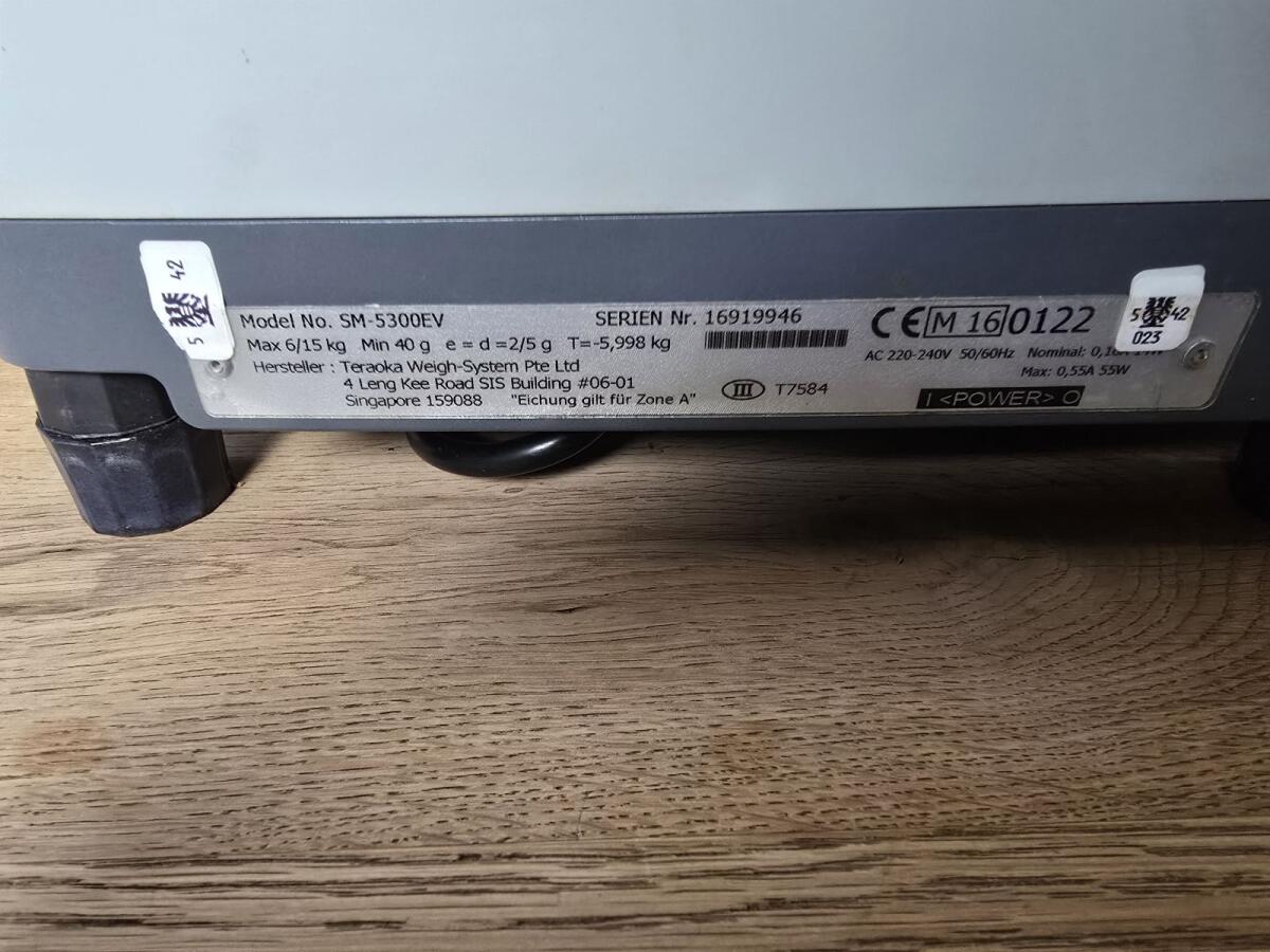 Registrierkasse-Ladenwaage DIGI SM5300 3