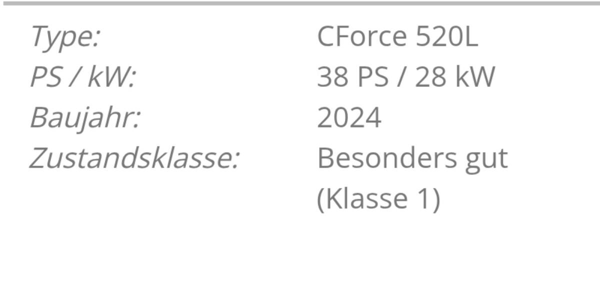 Quad CForce 520L 2