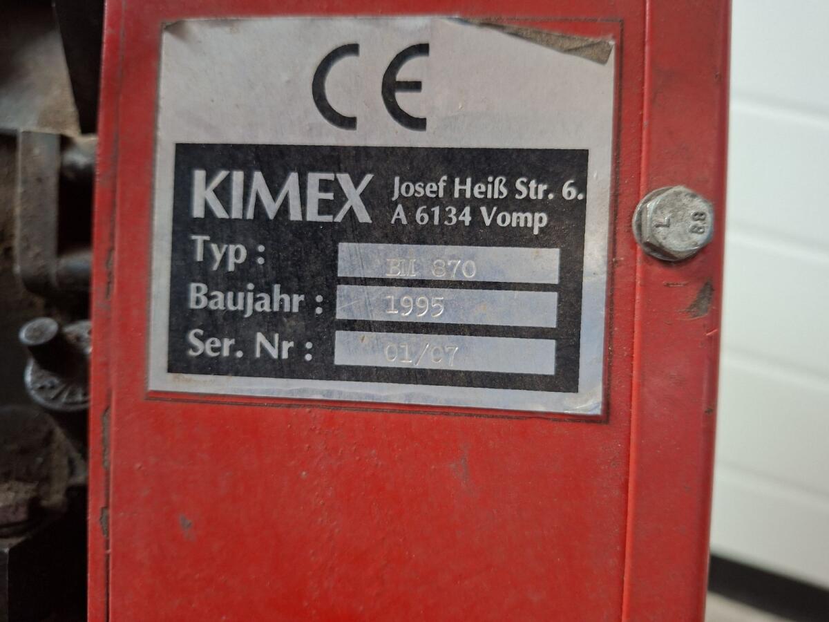Balkenmäher Kimex BM 870 3