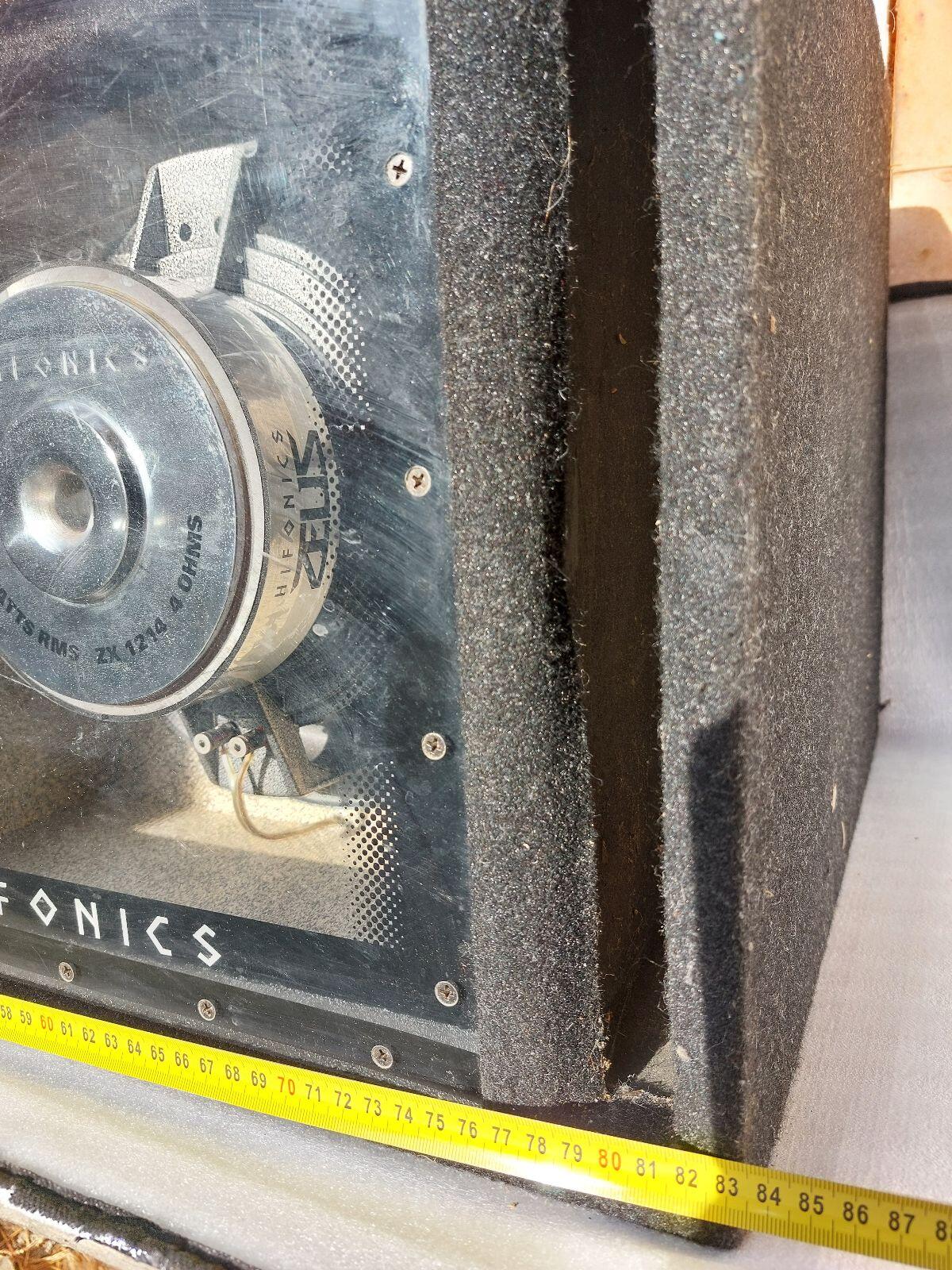 Hifonics Zeus ZX 1214-Basskiste kpl. 2
