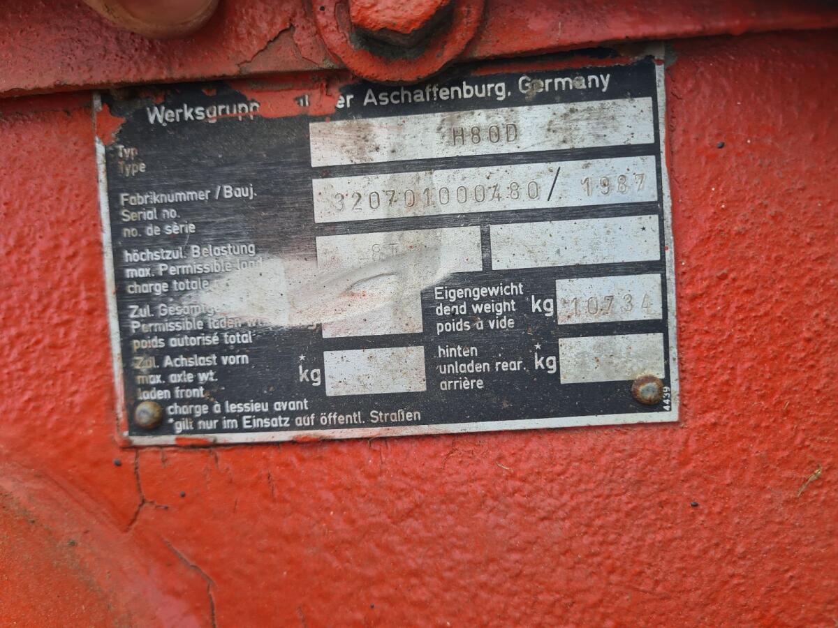 Linde Dieselstapler H80D 3