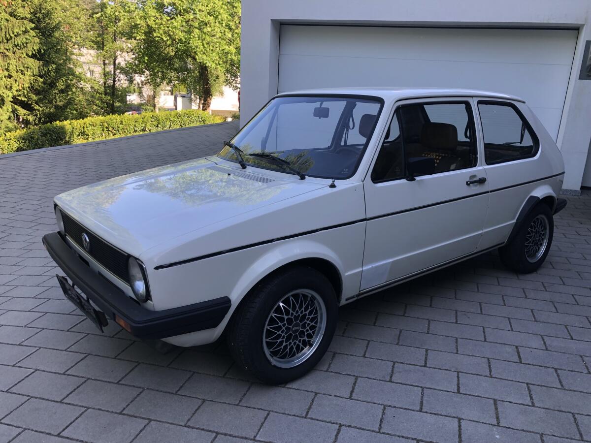 Verkaufe Klassiker Golf 1 Diesel, Alufelgen 3