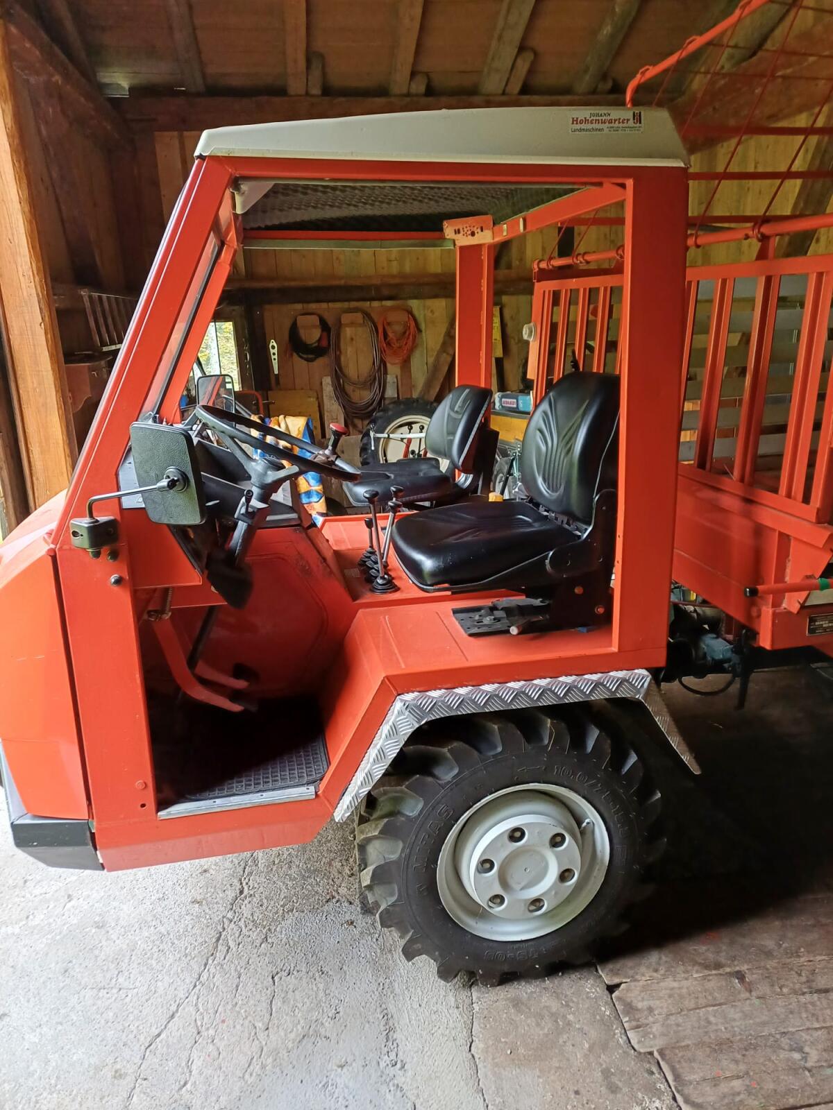 Reform Muli 400 Schlepper mit Ladewagen 3