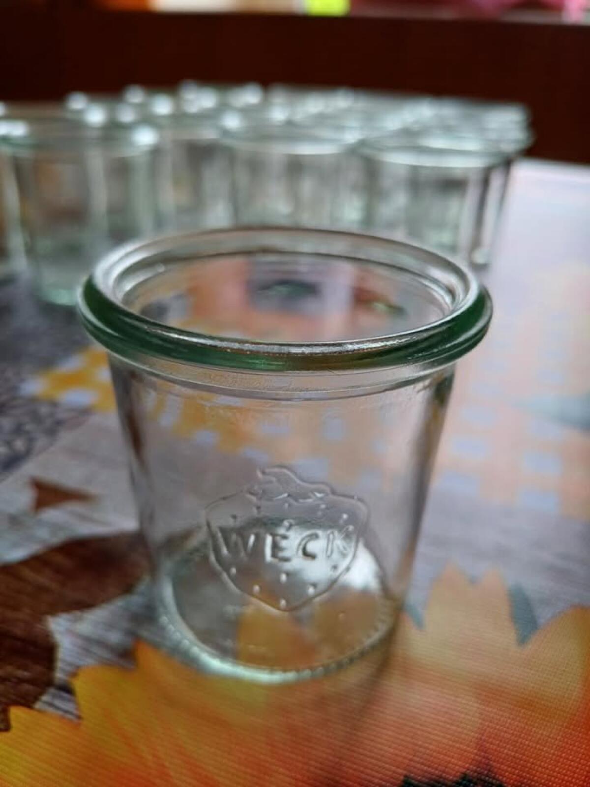 25 WECK Gläser ohne Deckel 1