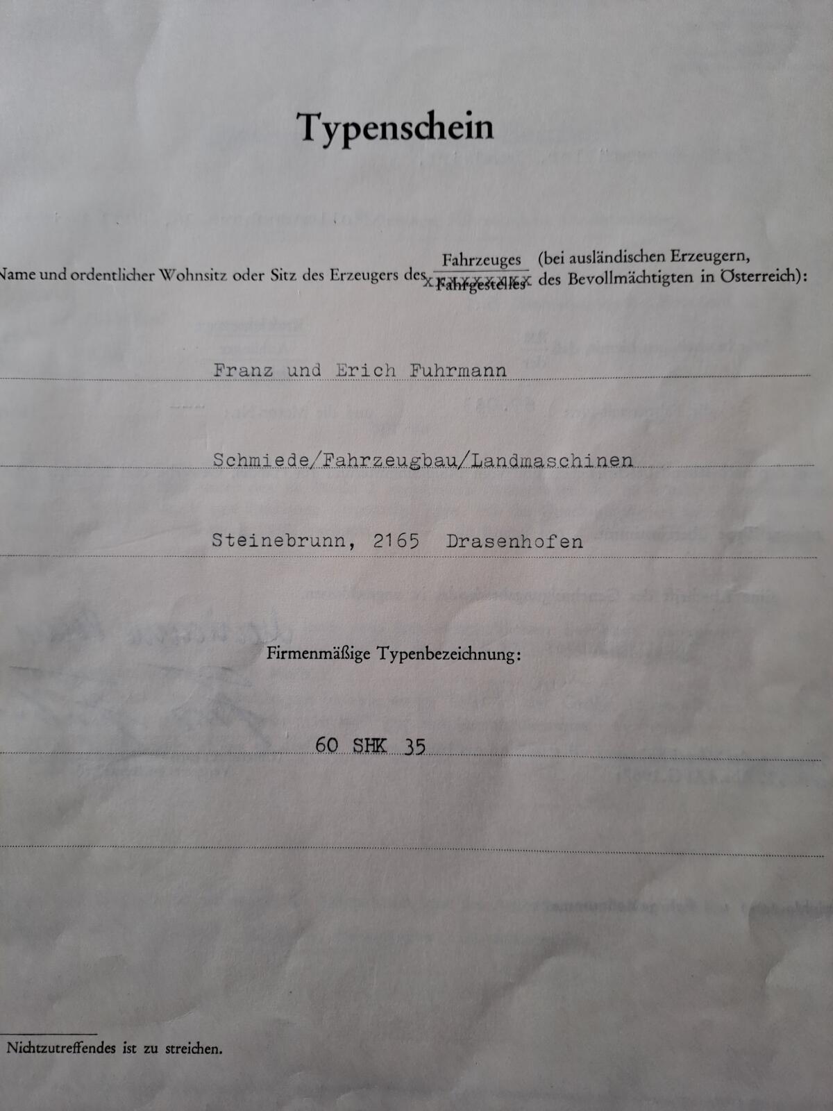 Fuhrmann Kipper Typ 60 SHK 35 3
