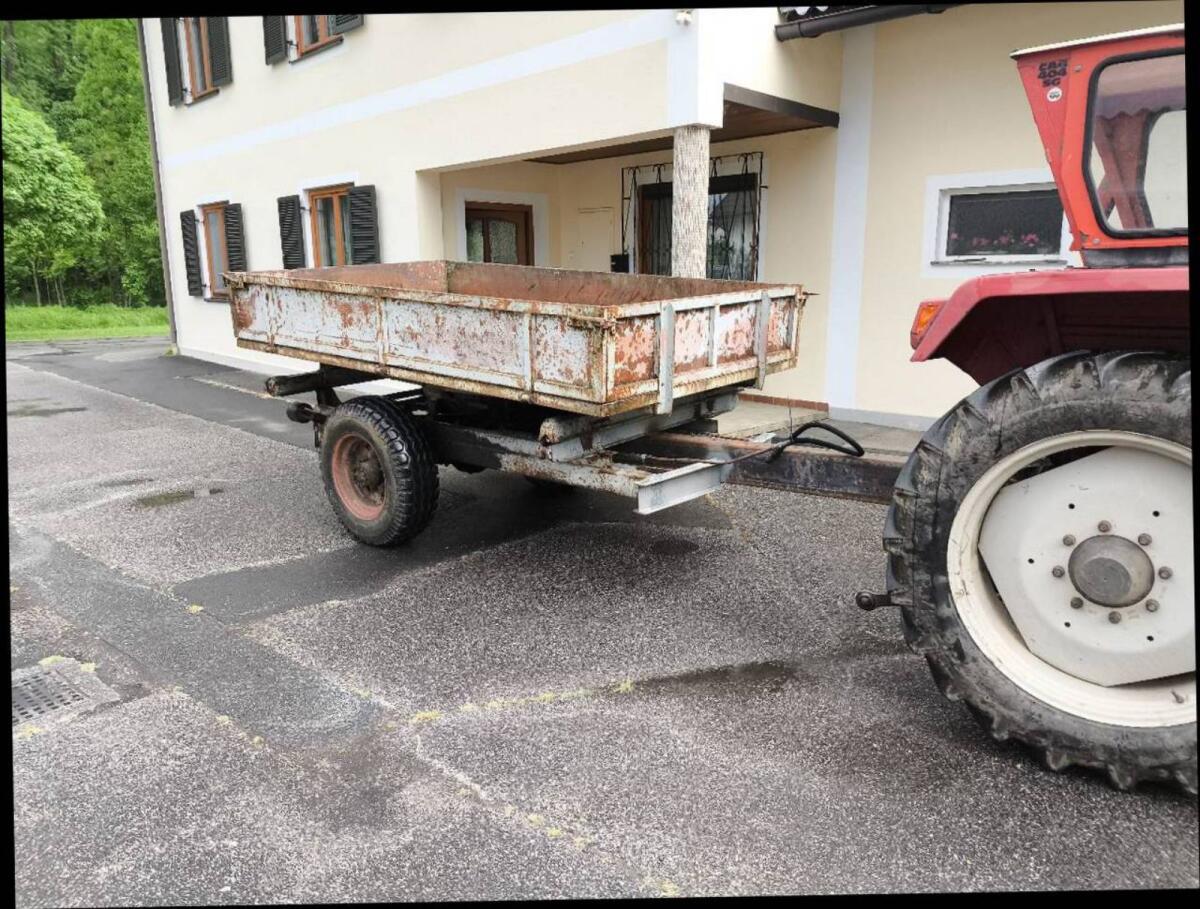 Traktor Anhänger Kipper Stahl sehr robust 2