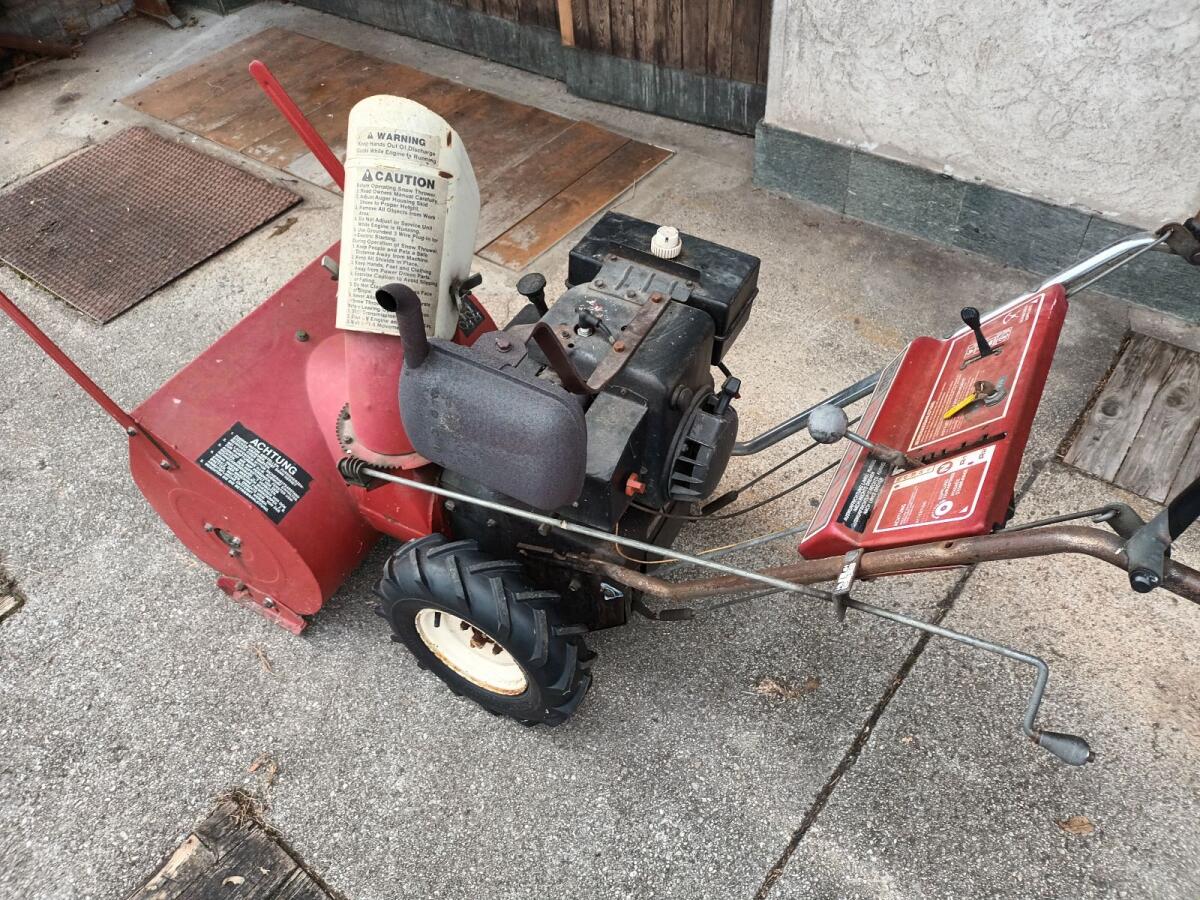 Schneefräse MTD Ventzki Blizzard Modell 316 2