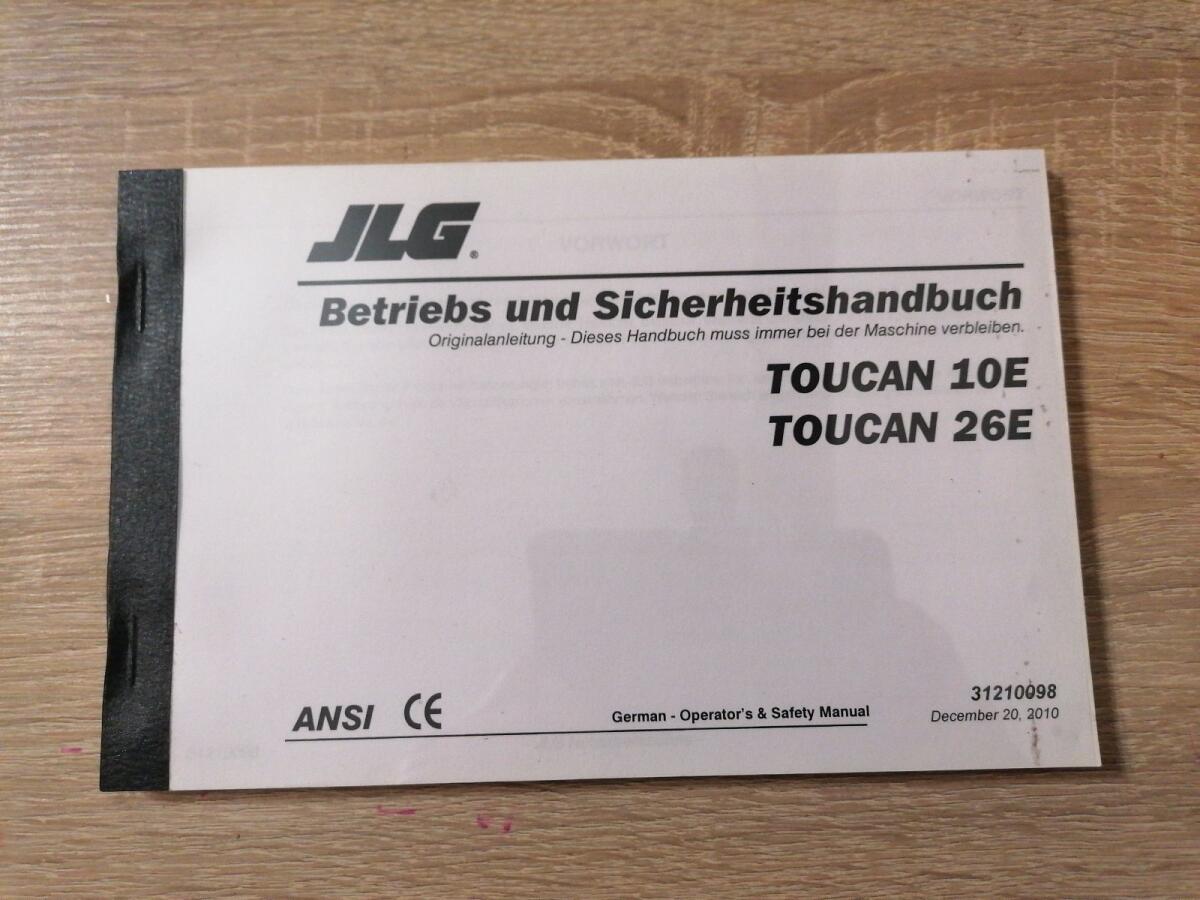 Betriebsanleitung JLG Toucan 10 E - 26 E 1