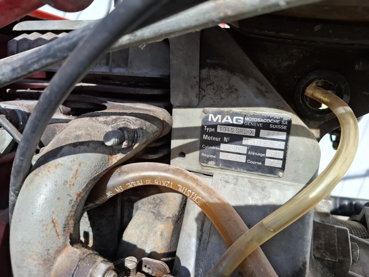 Bucher M 500S Eingraser, Motormäher 3