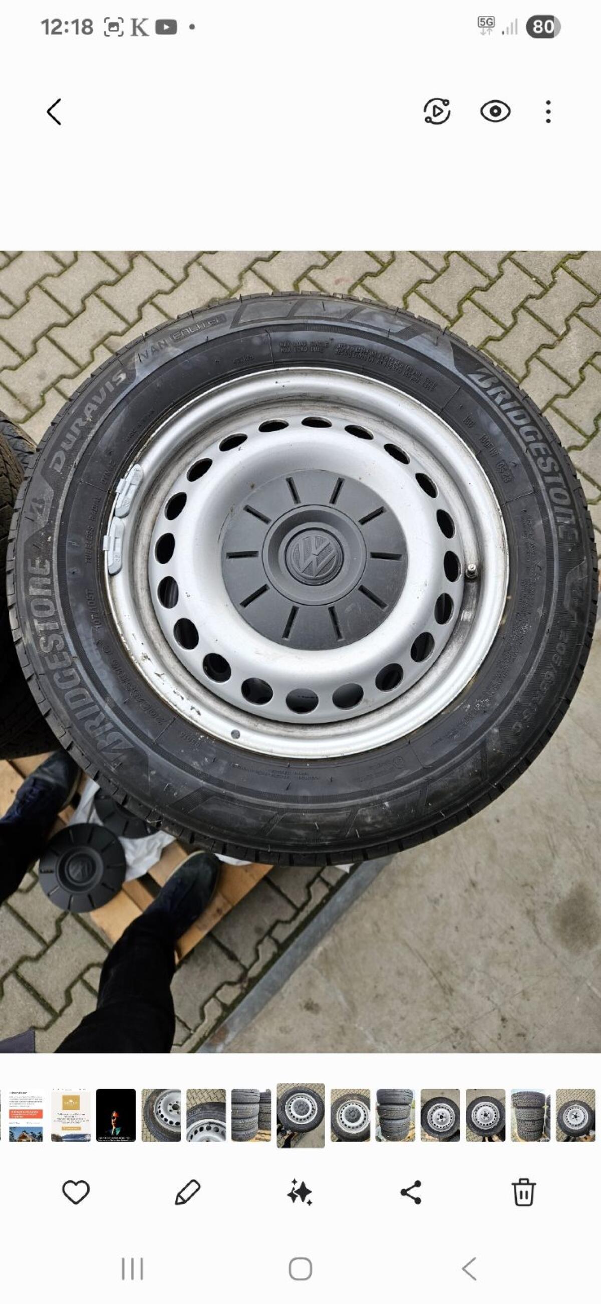 Sommerreifen Bridgestone 205/65R16 C 2