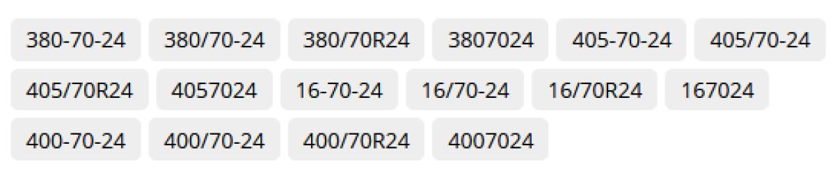 Schneeketten 380/70-24, 405/70-24, 400/70-24 2