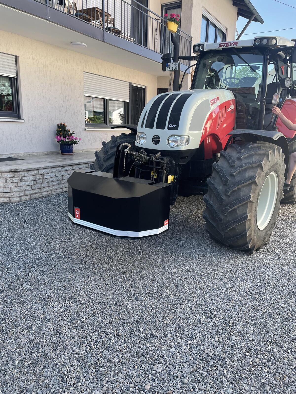 600 kg Frontgewicht Heckgewicht 2