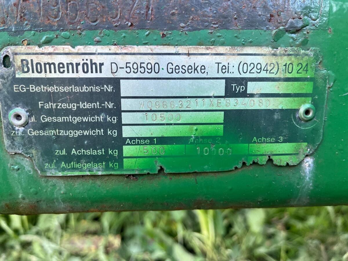 Blomenröhr Tieflader 10,5 t Anhänger 2