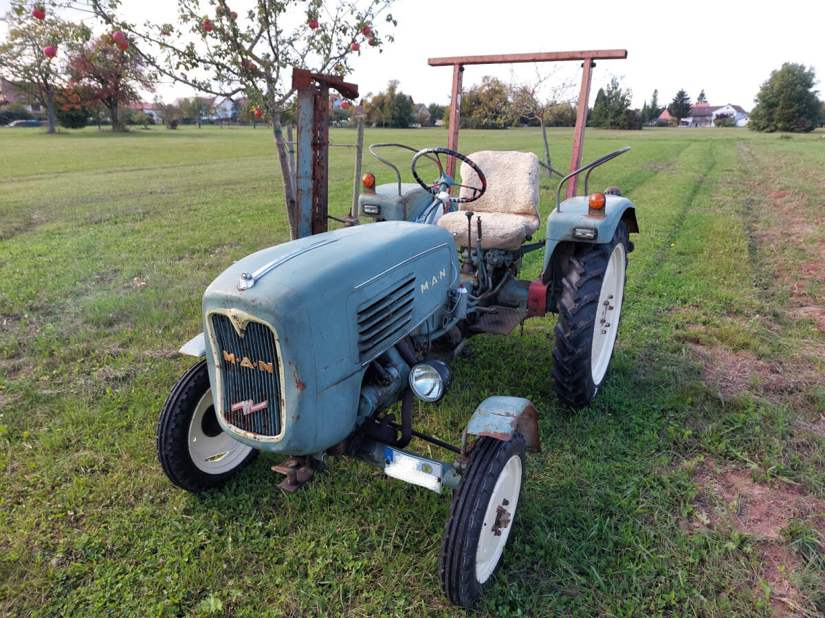 MAN 2F1 Oldtimer Mähwerk TÜV + Reifen neu Güldner Fahr 3