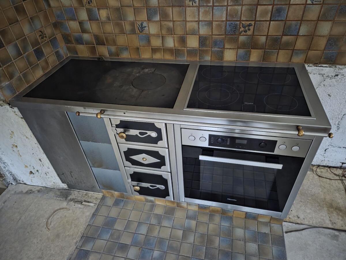 Etagenherd Gas mit Miele Backofen/Herd Kombi H2267-1EP 3