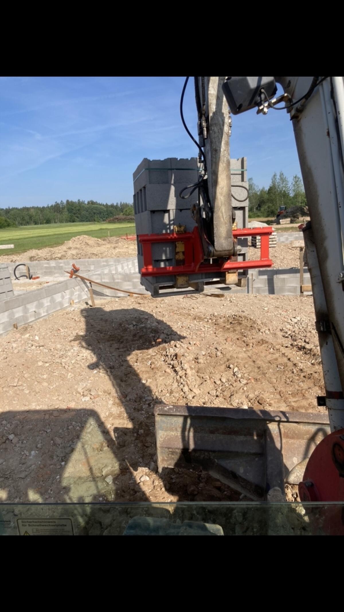 Palettengabel für Bagger 3