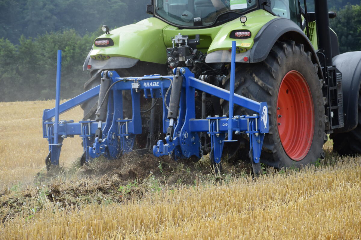 RABE Digger Tiefenlockerer einbalkig mit gebogenen Zinken 2