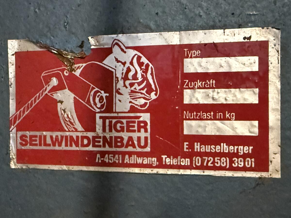 Tiger 6 t Seilwinde, Getriebeseilwinde 2