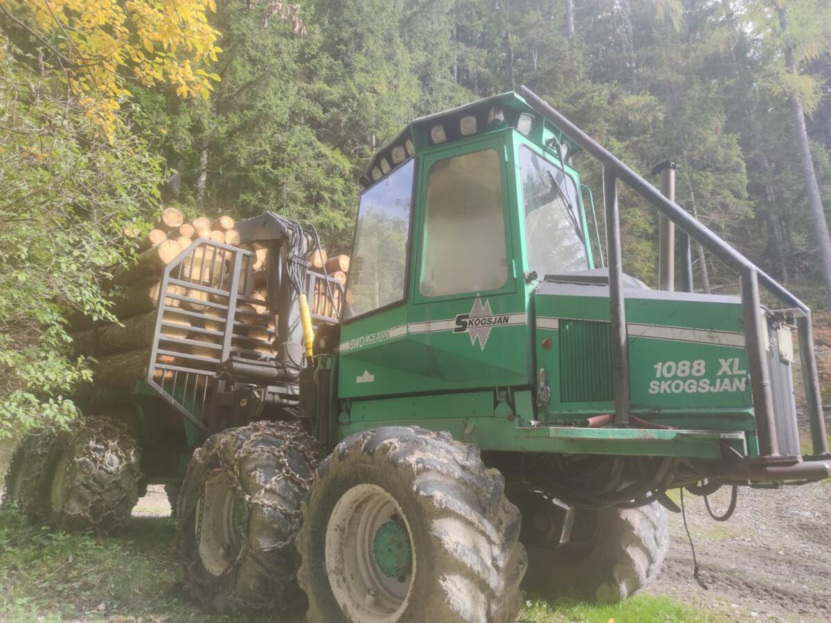 Skogsjan 1088XL Forwarder Rückezug Schlachtfest Kipper Anhän 3