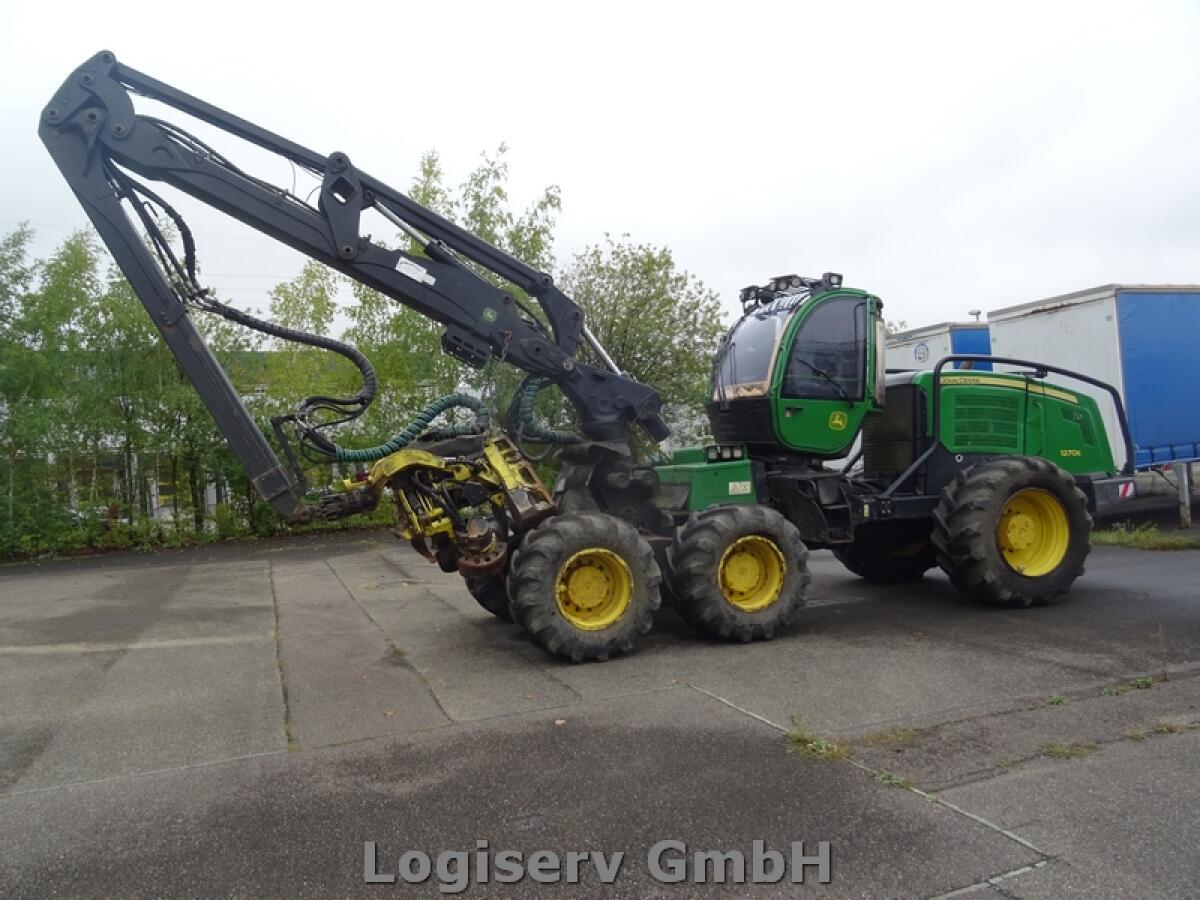 John Deere 1270E Harvester Forstmaschine Aggregat H480C 2