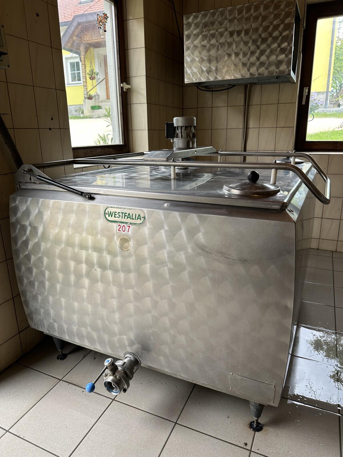 Milchtank Westfalia 800 l inkl. Kühlung 2