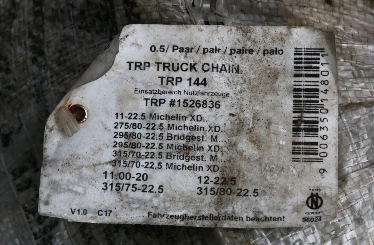 Schneeketten 315/75-22,5 315/80-22,5 für LKW, neu 1